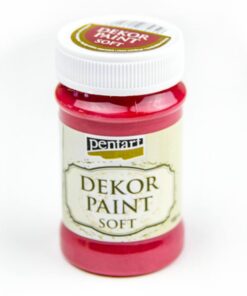 akrylova farba decor paint kardinalska cervena