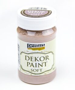 akrylova farba decor paint mliecna cokolada