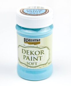 akrylova farba decor paint nebeska modra