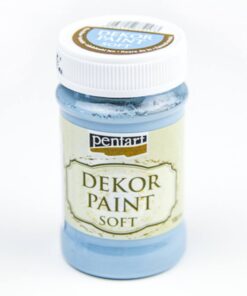 akrylova farba dekupaz decor paint lanova modra