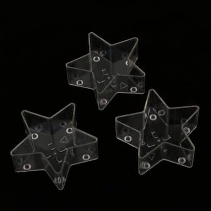 plastova forma na sviecku hviezdicka 1