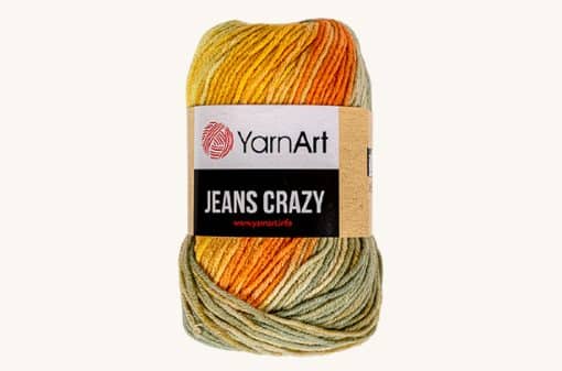 Vlna YarnArt Jeans Crazy 8210