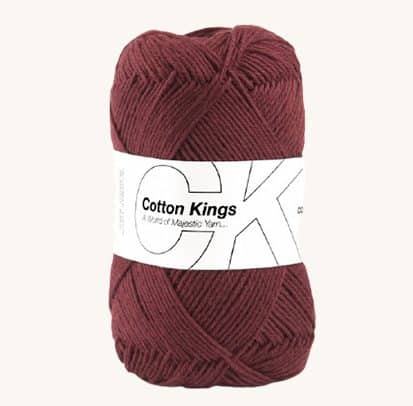 100 % vlna Cotton Kings Bordeaux 09