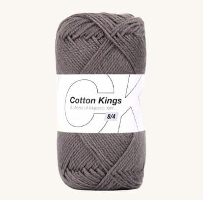 100 % vlna Cotton Kings Dark Grey 37
