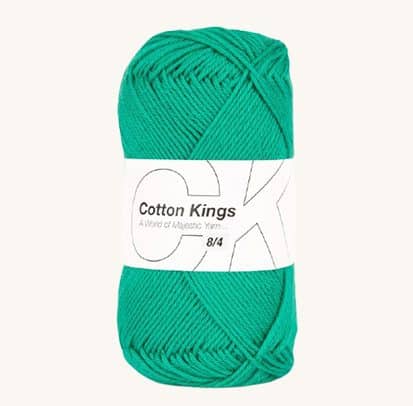 100 % vlna Cotton Kings Emerald Green 23