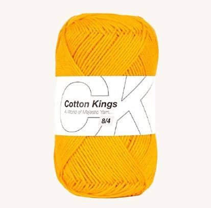 100 % vlna Cotton Kings Sunflower 26
