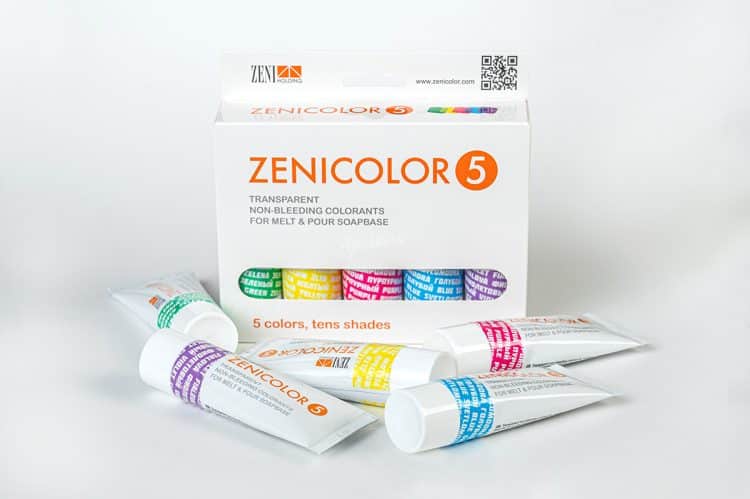 Nemigrující mýdlové barvy Zenicolor sada 5 ks